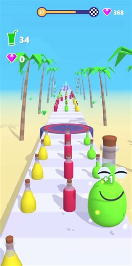 Gameplay top mobile games Relaxing n satisfying game iOS/ANDROID JUICE RUN #shorts Level 27