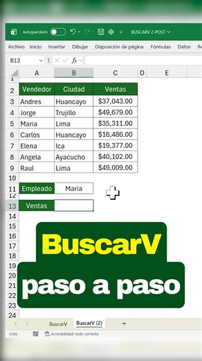 32K views · 418 reactions | Así se Usa BUSCARV en Excel y Nadie te lo Explica Así #Excel #enriquexls #exceltutorial | Enrique XLS - Excel | Facebook