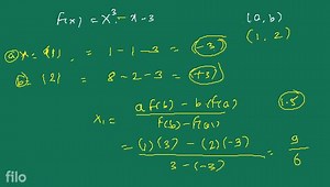 Find the real root of x^{3}+x-3=0, by Regula-Falsi method upto ... | Filo
