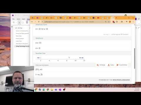 Finding solutions to compound inequalities with technology