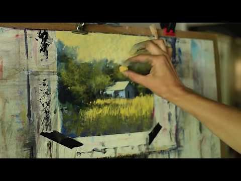 Pastel Landscape Painting with Bethany Fields
