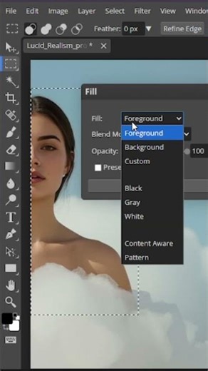 How to use fill tool | photoshop | Photopea
