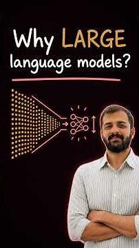 Why LARGE language models? | Building LLMs From Scratch - courses.vizuara.ai