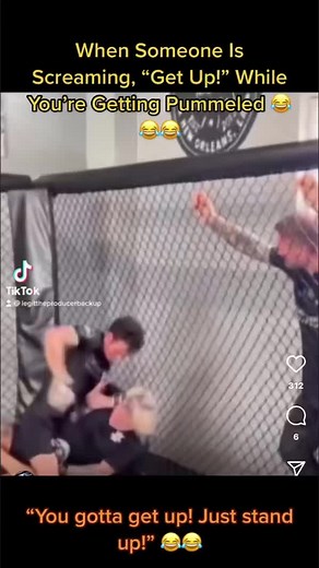 2.6M views · 19K reactions | When Someone Is Screaming, “Get Up!” While You’re Getting Pummeled  - #mma #getup #yougottagetup #legitlaughs #mmafighting #mixedmartialarts #mixedmartial #boxing #funnymma #hilariousmma #mmafails #epicmma #legittheproducersoundclick#legittheproducerbeats #fyp #foryoupage#foryoupageofficiall #legit #legittheproducer#thatboylegit | Legit The Producer | Facebook