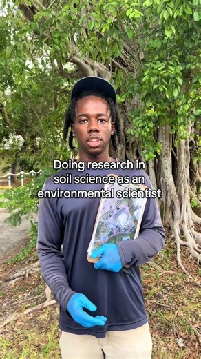 Doing research in soil science as an environmental scientist