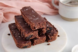 Chocolate Oatmeal No Bake Bars (Gluten-Free, Nut-Free) - Plant Based Jess