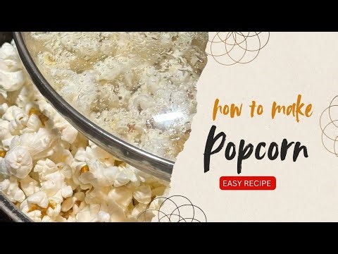 How to make Popcorn🍿in 3 minutes at home|| on the stovetop