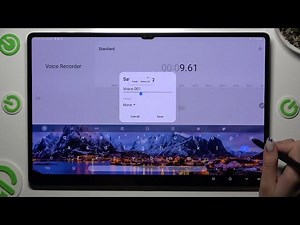 How to Record Sounds in Samsung Galaxy Tab S9 Ultra - Voice Re...