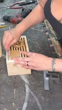 Making Hidden Hinges Using Skewers for Wood Boxes