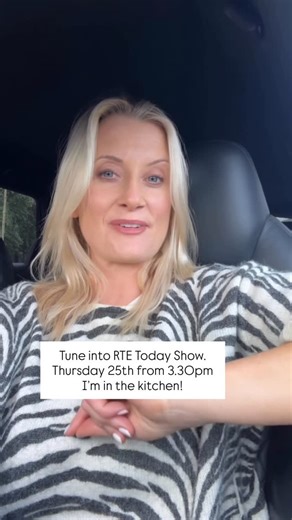 Sarah Butler on Instagram: "I’m delighted to be in the @rtetoday kitchen today, Thursday 25th from 3.30pm with fantastic recipes! Tune in LIVE or catch up on the RTE player 😉 #rtetoday #daytimetv #cookeryslot #irishcook"