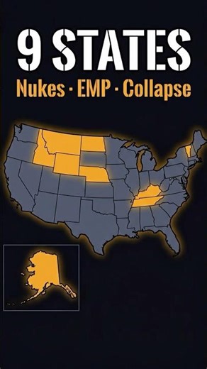 9 States That Survive EVERY Disaster — Nukes, EMP, Collapse #shorts