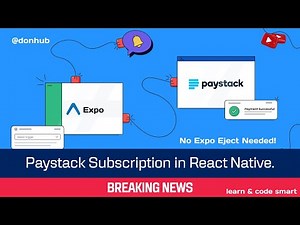 How To Add Paystack Subscriptions In React Native Fast! 2025