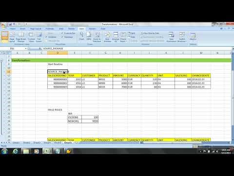 SAP BW Modelling Transformations P6