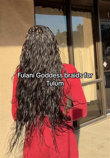 Fulani Goddess for a trip with my fiancé to Tulum😍 @Hazel never misses!