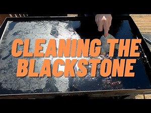 HOW DO YOU CLEAN YOUR BLACKSTONE GRIDDLE AFTER COOKING LET ME SHOW YOU