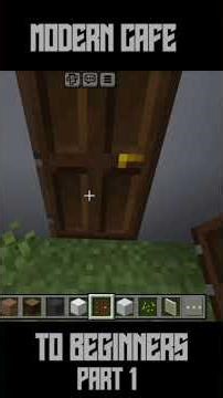 Minecraft Modern Cafe Build 🏡☕ | Part 1 | Beginners #minecraftbuild #minecraft #minecraftshorts