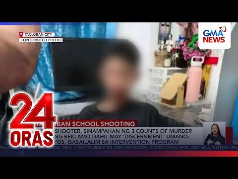 Criminal raps filed vs 15-yo suspect in Tacloban school shooting | 24 Oras