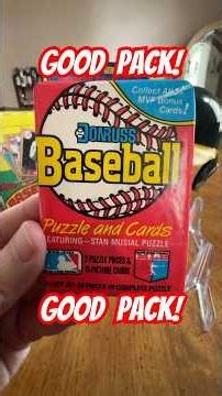 1988 Donruss baseball cards vintage / old wax pack opening rip