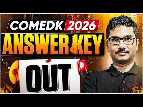 COMEDK Answer Key 2026 OUT Tomorrow 🚨 Check Marks & Rank