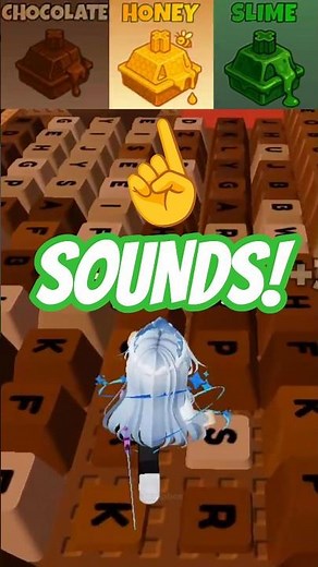 Chocolate, Honey and Slime 🔊 Sounds +1 Speed Keyboard Escape Roblox Obby