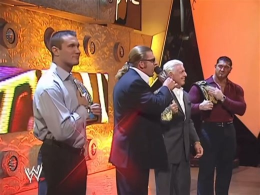 99K views · 2.4K reactions | Evolution Kick-off RAW with all the Gold. WWE RAW - December 15, 2003. | Pro Wrestling Feed | Facebook