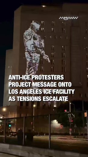 Anti-ICE Protesters Project Message onto Los Angeles ICE Facility as Tensions Escalate Protesters in Los Angeles projected an anti-ICE message onto the side of the Twin Towers detention facility — a site linked with Immigration and Customs Enforcement and where the Los Angeles County Sheriff’s Department works with federal immigration authorities. The action comes amid ongoing demonstrations against federal immigration operations in the region, which have sparked widespread protests, arrests and