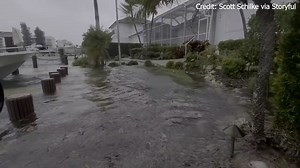 Hurricane Ian: Video shows storm surge conditions on Marco Island