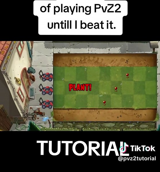 Tutorial de PvZ2: Día 1 con Peashooter