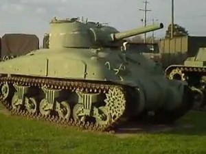 Ga. Nat Guard Sherman and M60 tanks on display in Calhoun Ga.