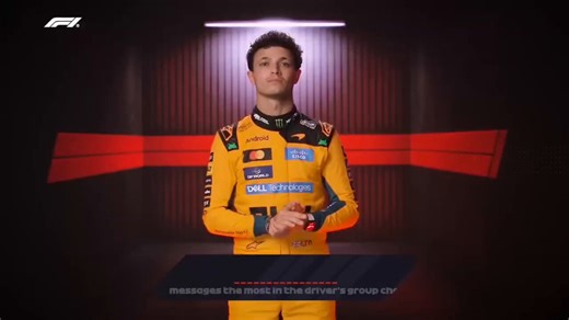 the drivers more active in the drivers gc (according to the drivers): george, oscar, carlos and max (surprised george pause)and then we have arvid lost saying there's one driver who messages a lot but he doesn't know who it is 😭😭😭