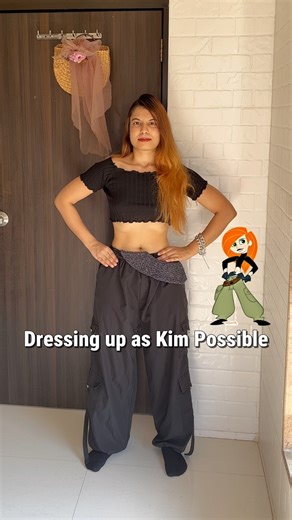 Samrin Khan on Instagram: "Dressing up as Kim Possible 💚🔥 cool confidence, fearless energy & always ready for whatever comes next💪 . . . . . . #kimpossible #kimpossiblecosplay #disneycosplay #fashioncontentcreator #cosplaygirlsofinstagram (kim possible cosplay, kim possible outfit, disney cartoon cosplay, nostalgic cartoon look, pop culture fashion, outfit styling, cosplay content creator, styling outfit )"
