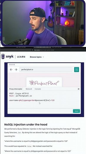 Testing a NoSQL Injection Vulnerability