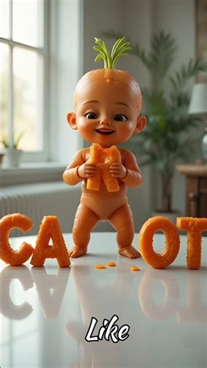 🥕 OMG! Carrot Eating Itself - Funny Carrot Animation | Cute Veggie Eating Video
