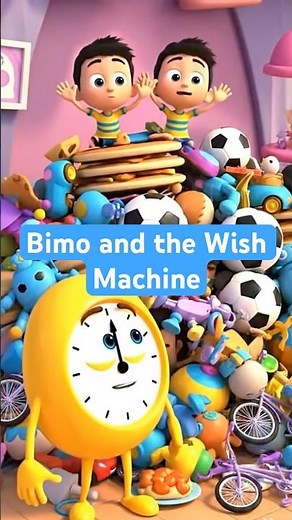 Bimo and the Wish Machine… Every Wish Comes True?! 😲✨ | Kids Animation #cartoon #animation #comedy