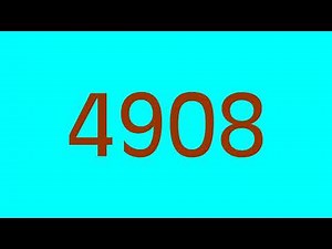 Numbers 1 to 10000 in kndonehundred m's Style for kids