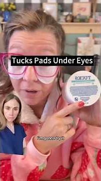 Tucks Pads For Eye Bags #dermreacts
