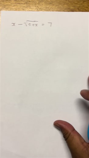 Solve for x #solveforx #mathematics