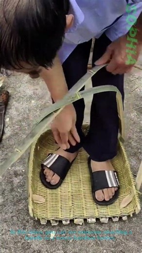 Bamboo Basket Making: Attach a Handle the Traditional Way