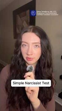 Simple Narcissist Test. #narcissist #narcissism #datingadvice #relationship