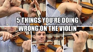 These 5 bad habits will slow down your progress on the violin