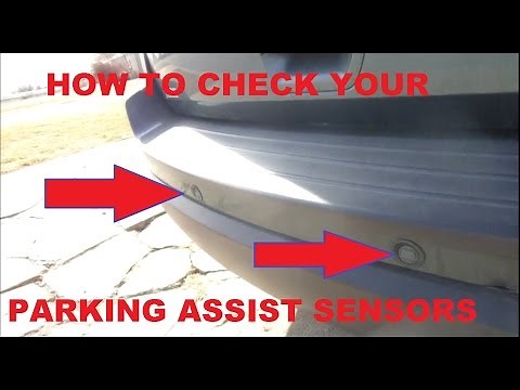 How to Check Parking assist Sensors (instructions start at 2:02 ) in the Video