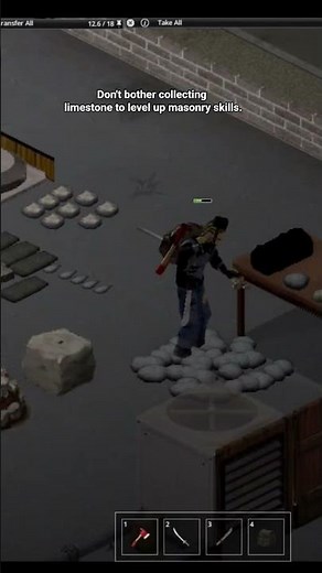 limestone is the worst material to up masonry #projectzomboid #b42 #build42 #masonry #foraging