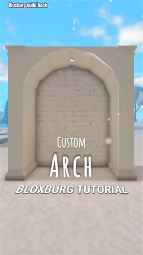 Bloxburg arch build hack! #shorts #bloxburg