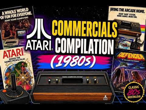 Atari Commercials Compilation (1980s) | Retro Gaming Ads