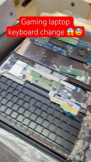 how to fit keyboard in laptop #youtubeshorts #gamingkeyboard #keychange #all #laptoprepair