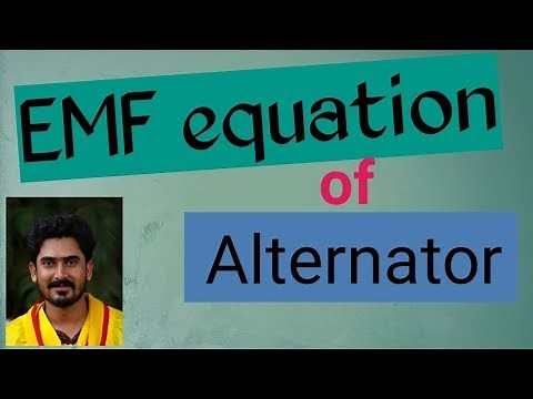 EMF equation of Alternator