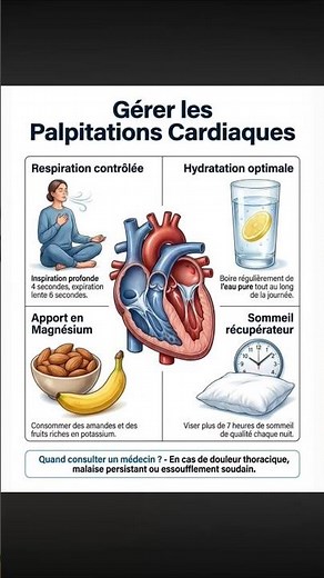 GÉRER LES PALPITATIONS CARDIAQUES.