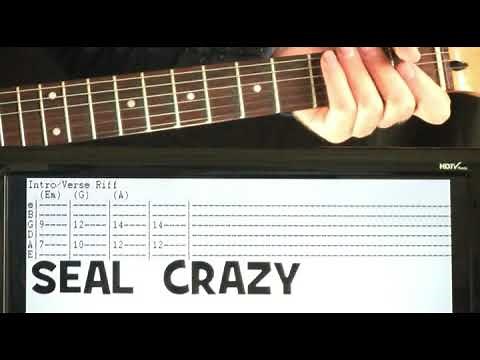 Seal Crazy Guitar Chords Lesson & Tab Tutorial also covered by Mushroomhead