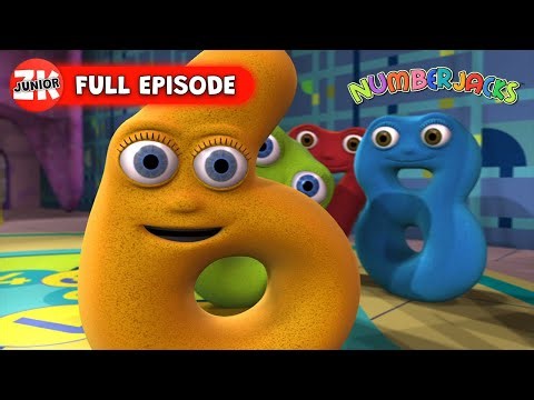 Carry On Counting - Numberjacks S2 E8 Full Episode | ZeeKay Junior