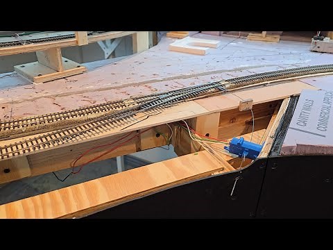 Layout Update. Walthers Turnout Install, Bluepoint Switch Machine Install, Powering the Frog.
